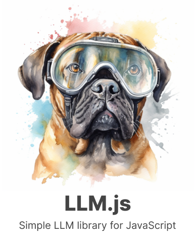 LLM.js — Simple LLM library for Node.js